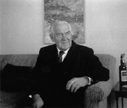 Wilhelm Restle in the late 1950's, at Meersburg